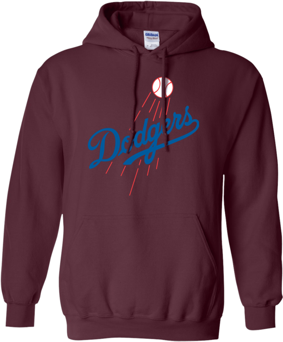 Los Angeles Dodgers Pullover Hoodie - Sweatshirt (1155x1155), Png Download