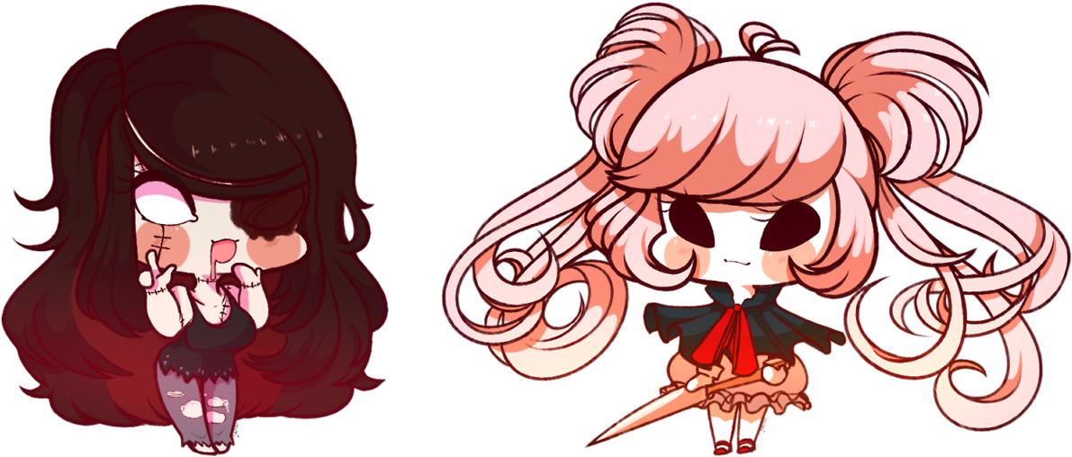 Monimochiworks Chibis Commission Simple Maid Dragon - Cartoon (1280x523), Png Download