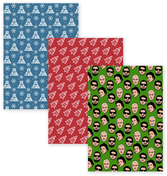 Fall Out Boy Wrapping Paper (600x600), Png Download