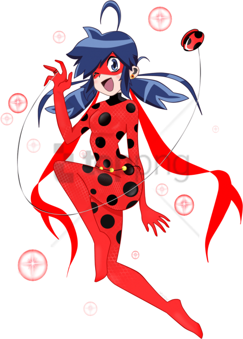 Free Png Miraculous Ladybug 2d - Miraculous Ladybug Anime (480x669), Png Download