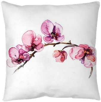 The Watercolor Flowers Orchid Isolated On The White - Seasons Of Hope And Encouragement: A Devotional (400x400), Png Download