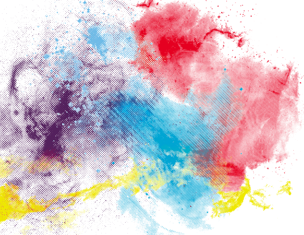 Colores Salpicados Png (622x480), Png Download