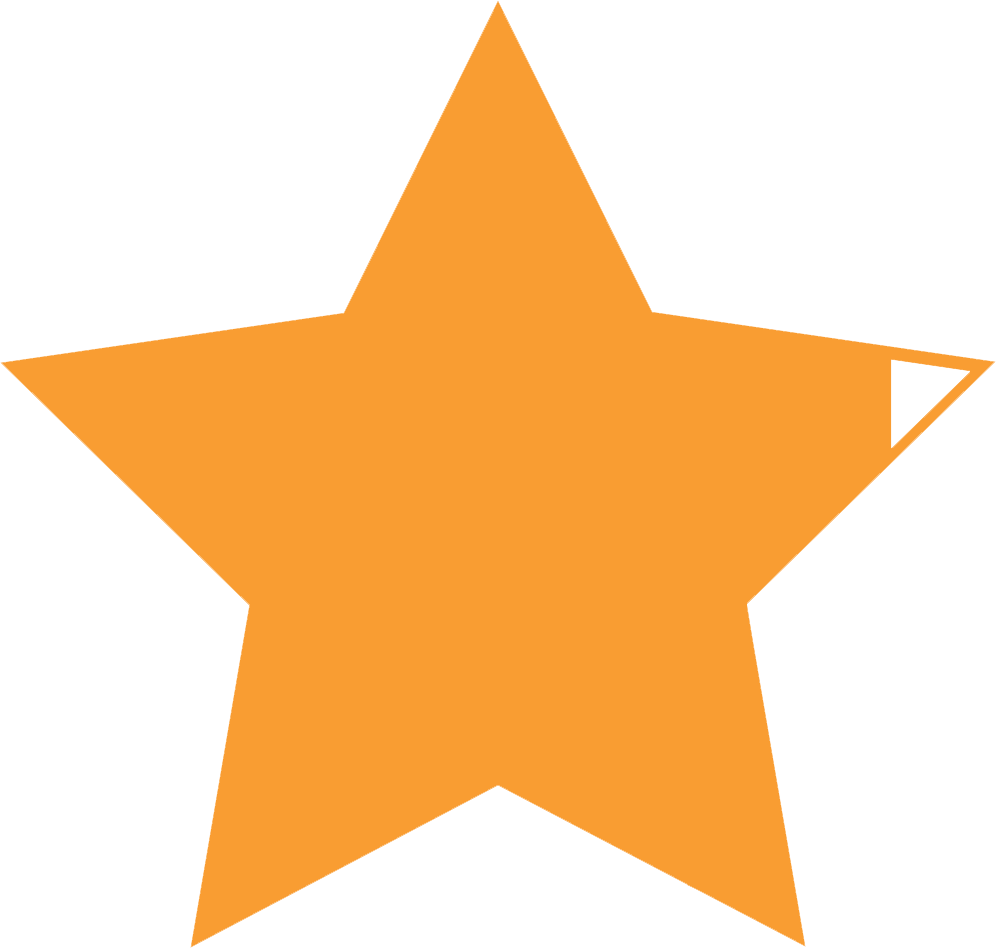 Rating Star Single Png (996x948), Png Download
