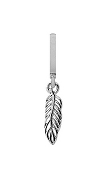 610-s38 - Christina Jewelry & Watches - Indian Feather Charm (268x449), Png Download