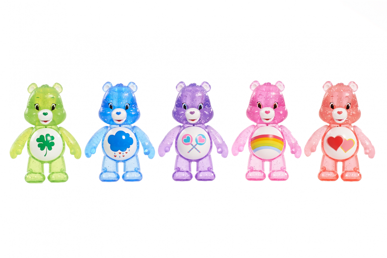 Care Bears Glitter Fun Figure Set - Care Bears 5 Pack Glitter Fun Figure Set (540x720), Png Download