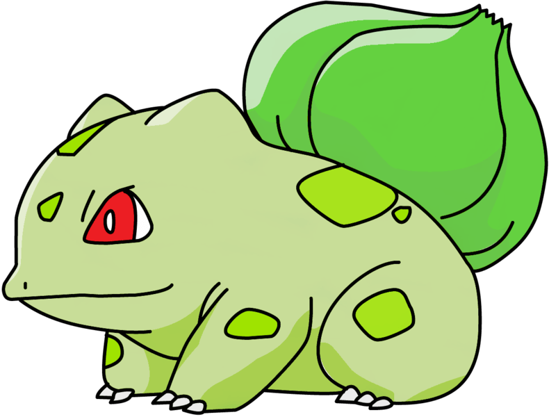 Download - Pokemon Bulbasaur Side (790x600), Png Download