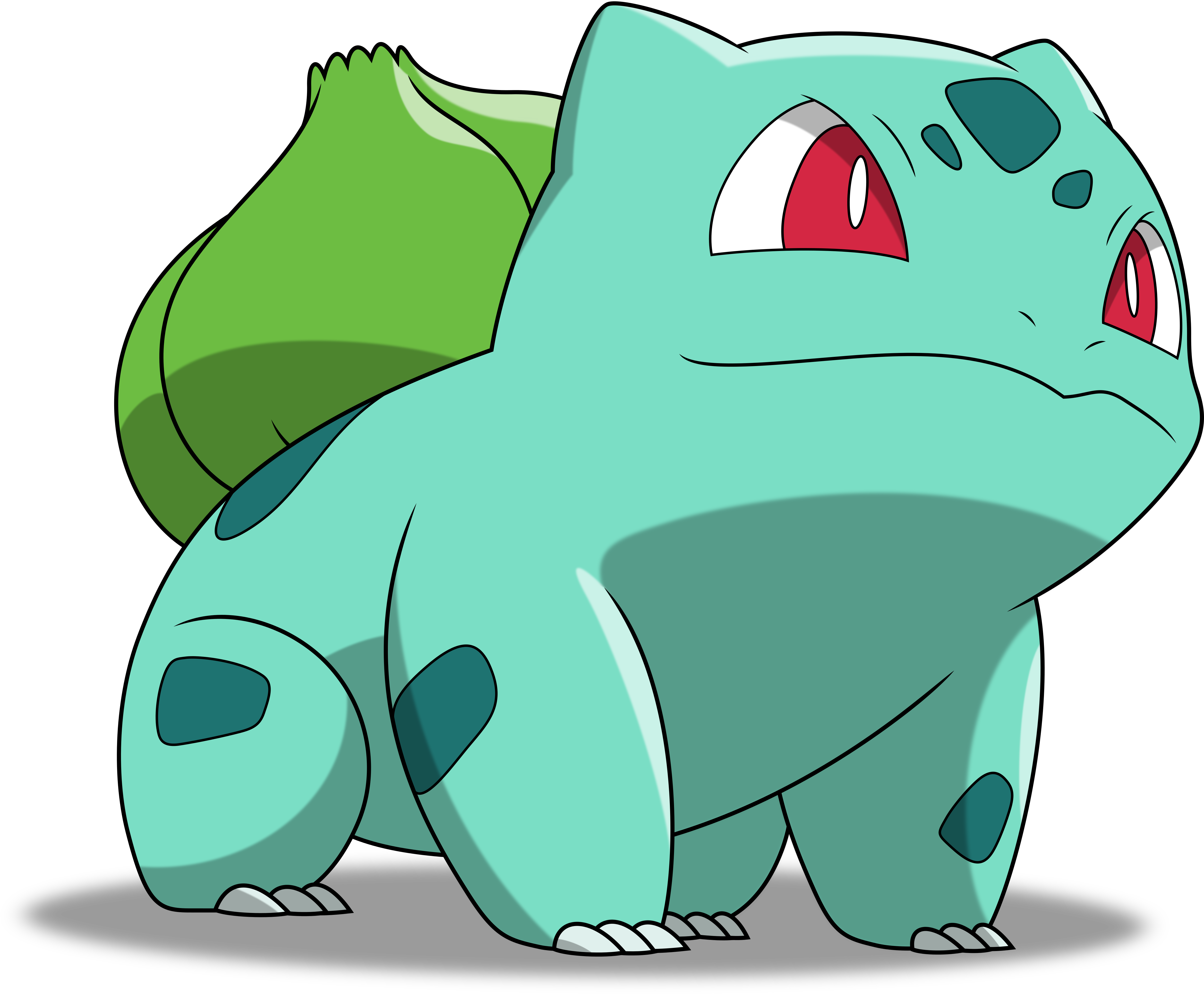 Bulbasaur What Type Of Pokemon Do You Think Bulbasaur - Bulbasaur Vector (5000x4356), Png Download