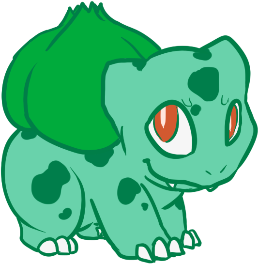 Bulbasuar - Cartoon (792x560), Png Download