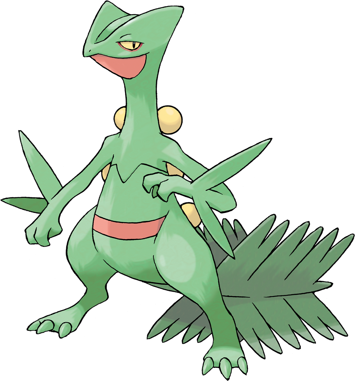 Bulbasaur Razor Leaf Math Question Gen Predictions - Pokemon Sceptile (1280x1280), Png Download