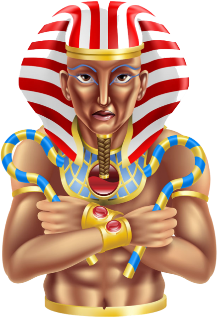 Pin By Toppng - Pharaoh Png (480x711), Png Download