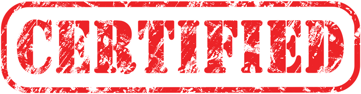 認證 印章 (1265x340), Png Download