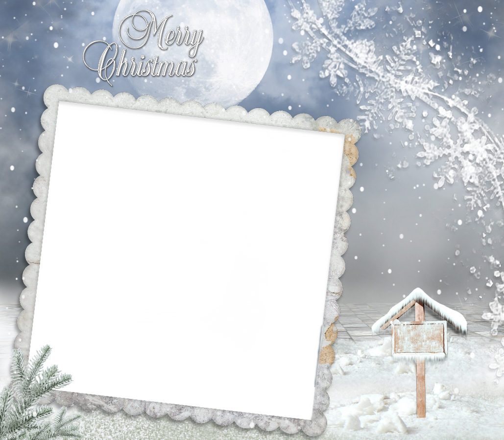 Foto Fundo Natal Feliz Natal Fazer Moldura De Foto - Molduras Feliz Ano Novo Png (1029x899), Png Download