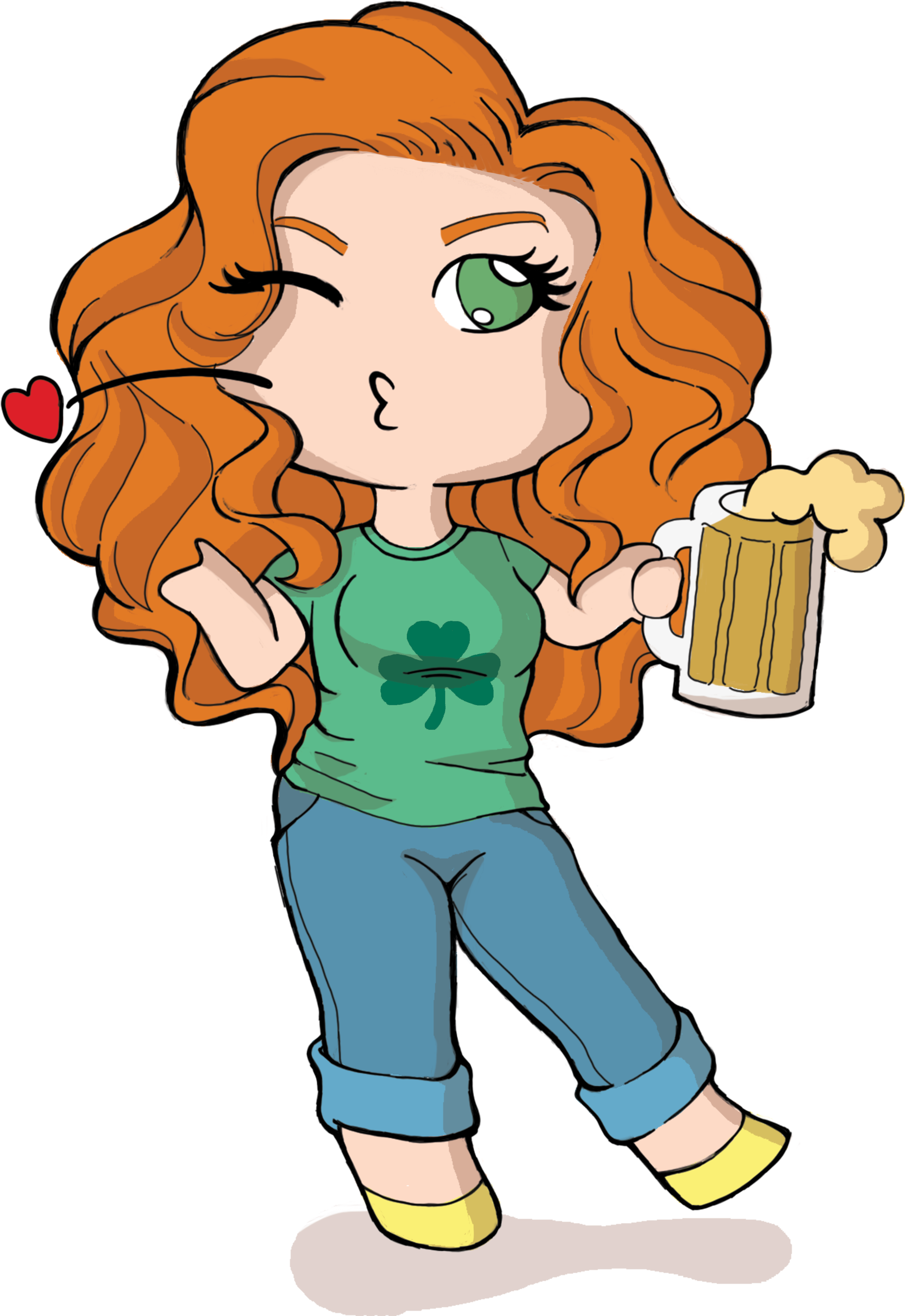Happy St Patrick's Day This Holiday Collection Features - Cartoon (3600x5040), Png Download