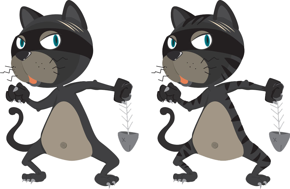 April Fools Day Ansichtkaart Animation Holiday Cat - Cat Art Vector Free Download (1000x654), Png Download