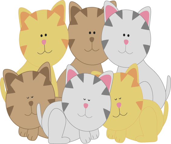 Kittens - Kittens Clipart (564x476), Png Download