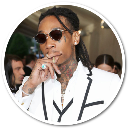 Bio, About, Facts, Family, Relationship - Wiz Khalifa Met Gala 2018 (800x450), Png Download