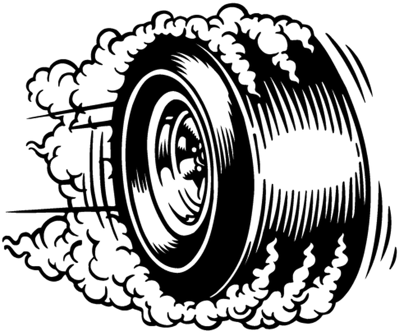 Car Clip Art Burn Transprent Png Free - Tire Burnout Png (800x800), Png Download