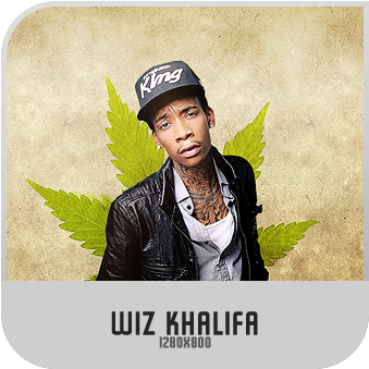 Elegant Wiz Khalifa Cartoon Wallpaper Wallpaper Oktay - Wiz Khalifa - Wiz Khalifa: The High Life: Unauthorized (400x400), Png Download