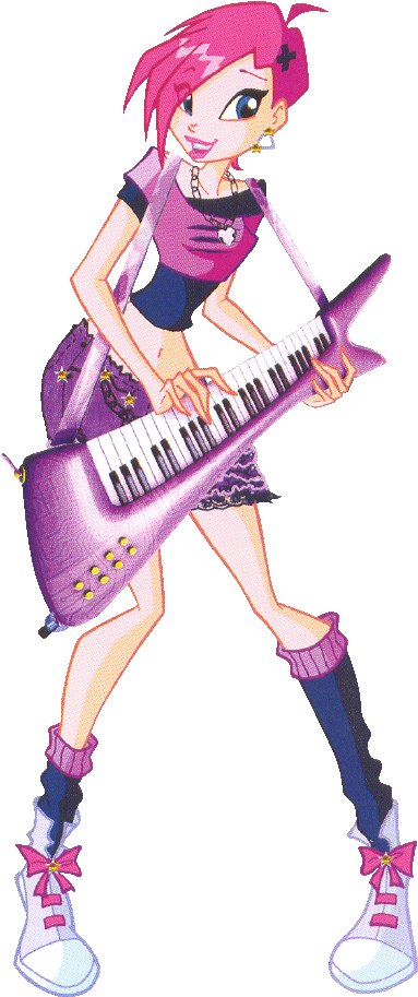 Tecna 4 Concert Full - Winx Club Tecna Band (415x952), Png Download