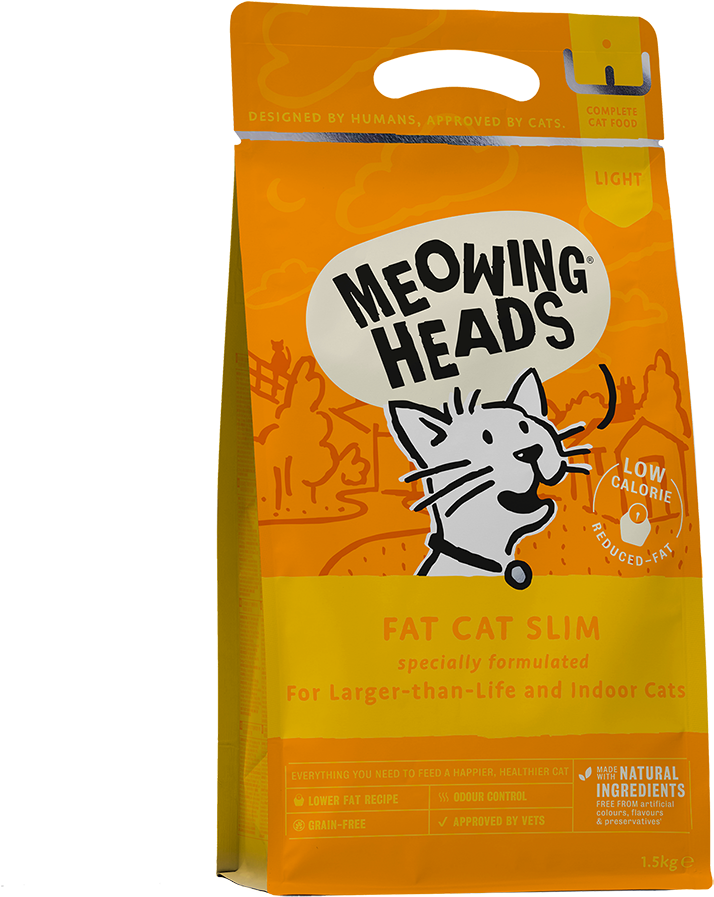 Fat Cat Slim <br> - Vacuum Bag (1000x1000), Png Download