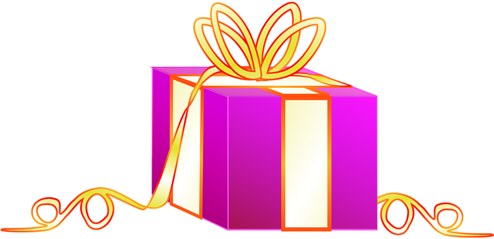 Presents Png File - Wrapped Gift Clip Art (960x480), Png Download