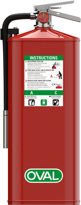 Oval Brand 10hlbx Lithium Ion Battery Fire Extinguisher - Fire Extinguisher (640x800), Png Download