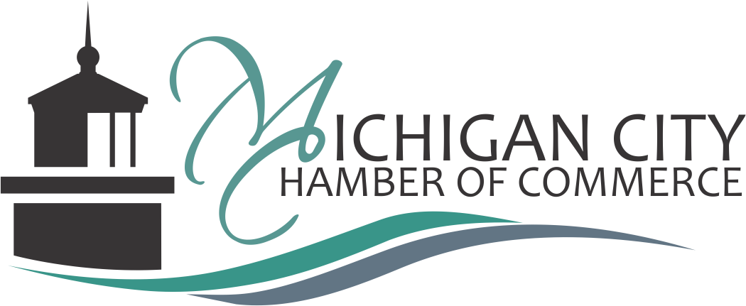 Michigan City Chamber Of Commerce (1050x431), Png Download