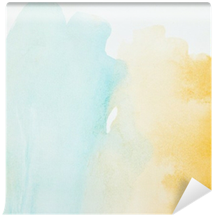 Color Strokes Watercolor Painting Art Vinyl Wall Mural - Watercolor Painting (400x400), Png Download