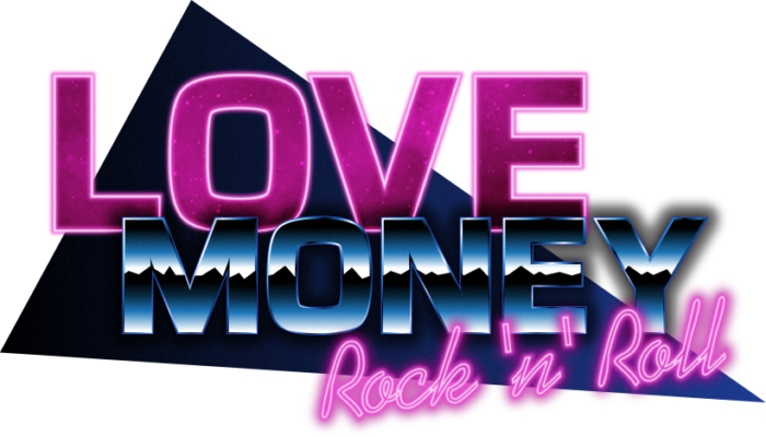 Set In The Eighties In Japan, Love, Money, Rock'n'roll - Love Money Rock N Roll Logo (700x400), Png Download