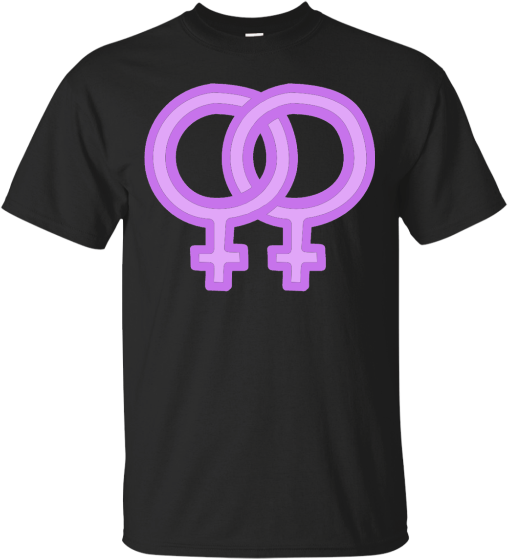Lesbian Female Symbol T-shirt - T-shirt (1155x1155), Png Download