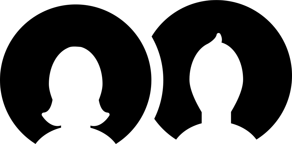 Male Female Symbol Png Download - Male And Female Icon Png (980x484), Png Download