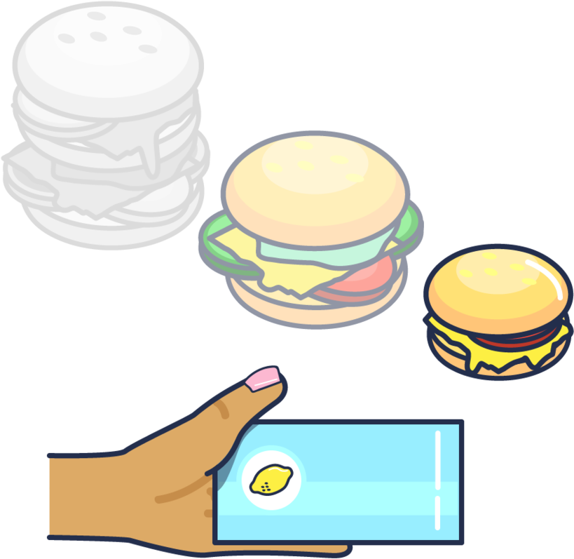 Inflation - Cheeseburger (1000x1000), Png Download