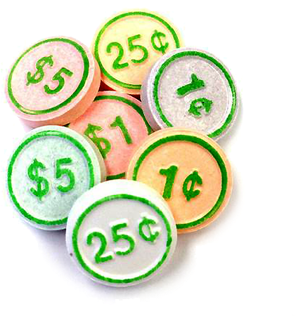 Smarties Candy Money Rolls - Sticker (500x500), Png Download