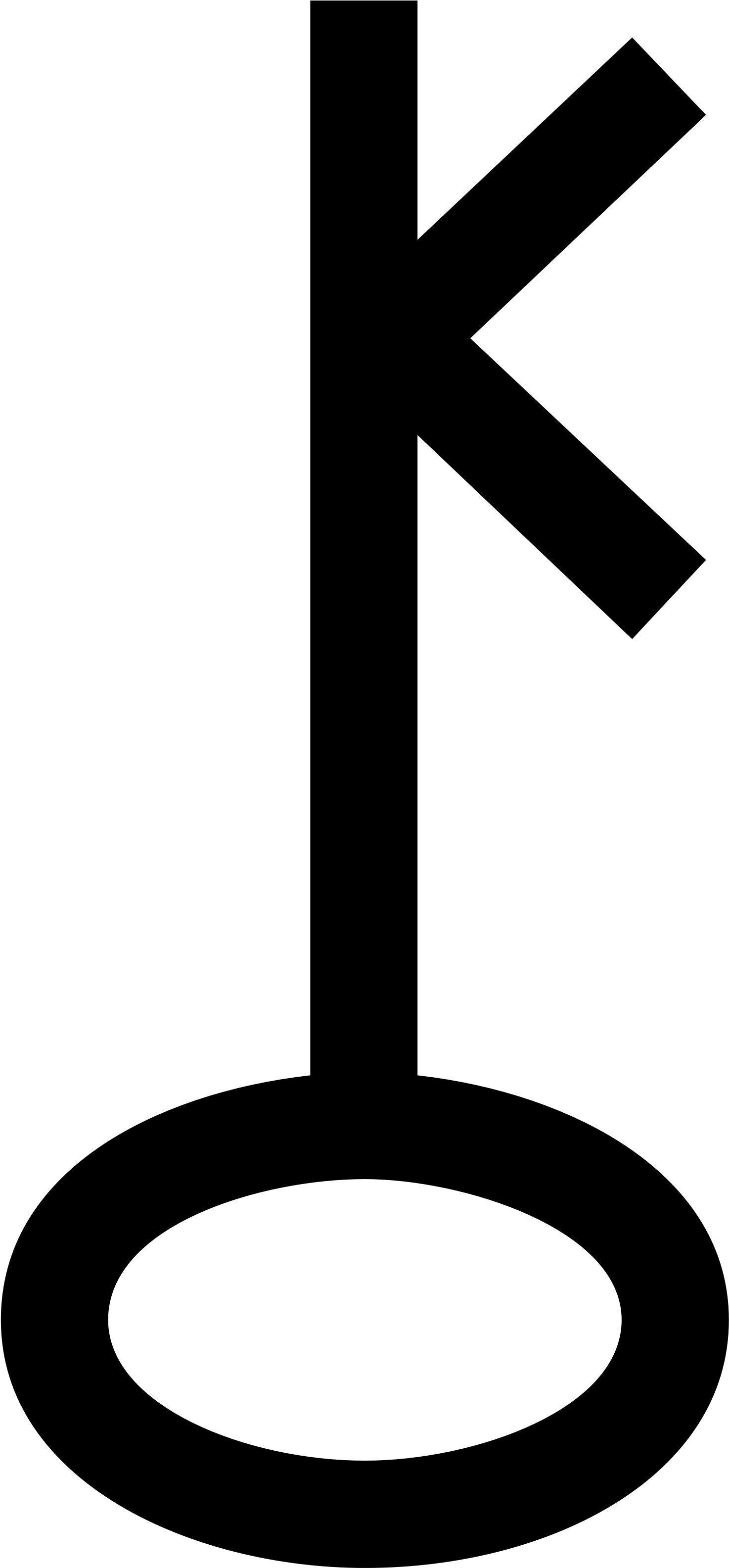Planet Symbols Wikiwand Female Symbol - Zeus Symbol Greek Mythology (300x500), Png Download