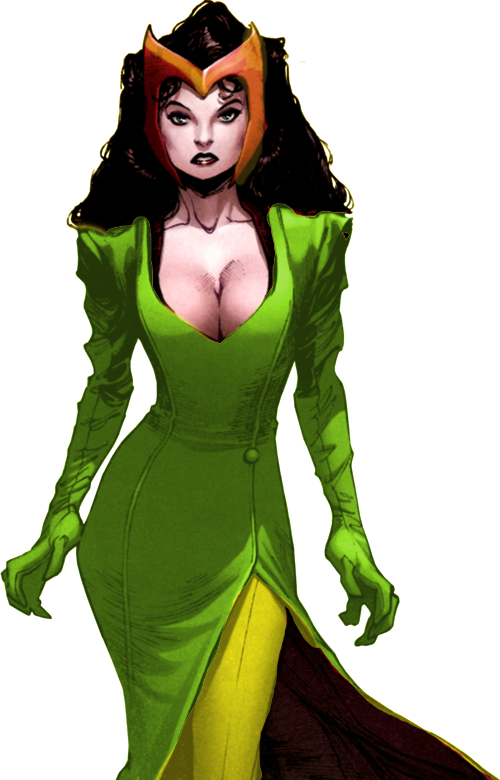 The Faces Of Jean Grey - Scarlet Witch Comic Png (500x780), Png Download