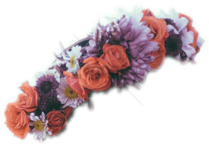 Free Png Black Flower Crown Transparent Png Image With - Peridot Steven Universe Flower Crown (850x590), Png Download