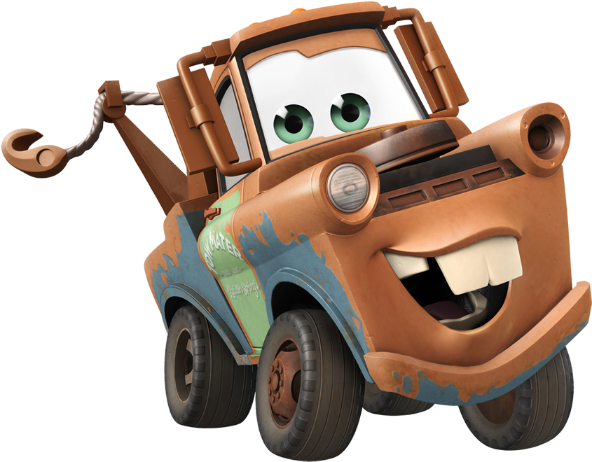 Рay Attention To Disney Cars Clipart Mater - Transparent Disney Cars Characters (864x684), Png Download