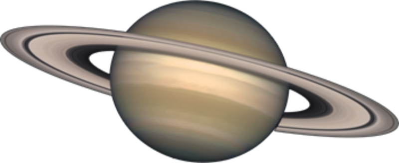 Vsu Says Farewell To Saturn - Saturn With No Background (800x328), Png Download