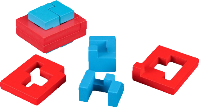 Double Saturn - Toy Block (640x640), Png Download