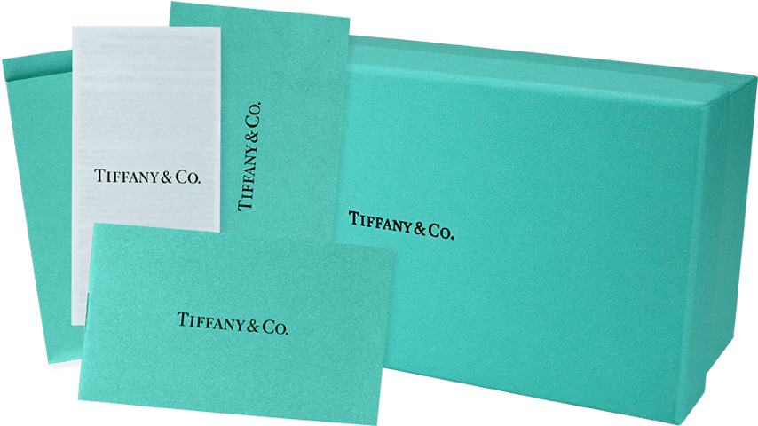 Tiffany Tf4101 Red Sunglasses Box Zoom - Tiffany Co Sunglasses Box (1000x600), Png Download