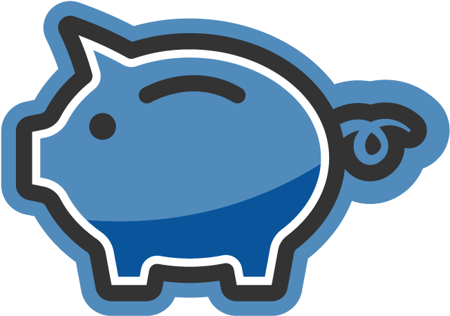 Cis Icon Piggybank - Cartoon (800x800), Png Download