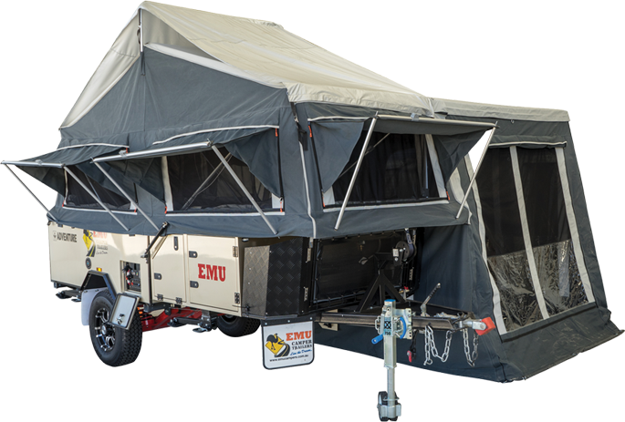 Forward Folding Camper Trailer (685x463), Png Download