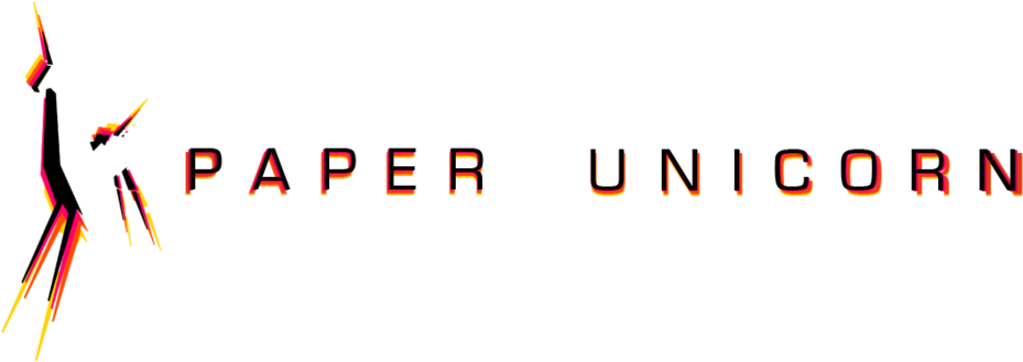Paperunicorn Logo Light Background Format=1500w (1000x357), Png Download