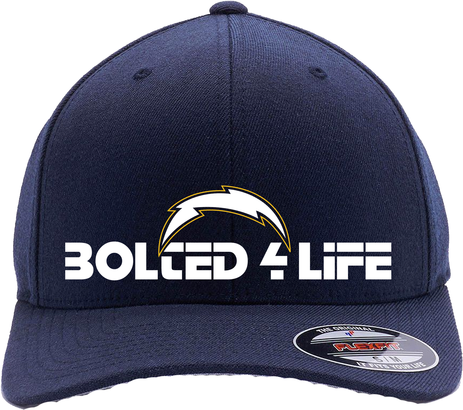 Bolted 4 Life - Baseball Cap (1800x1800), Png Download