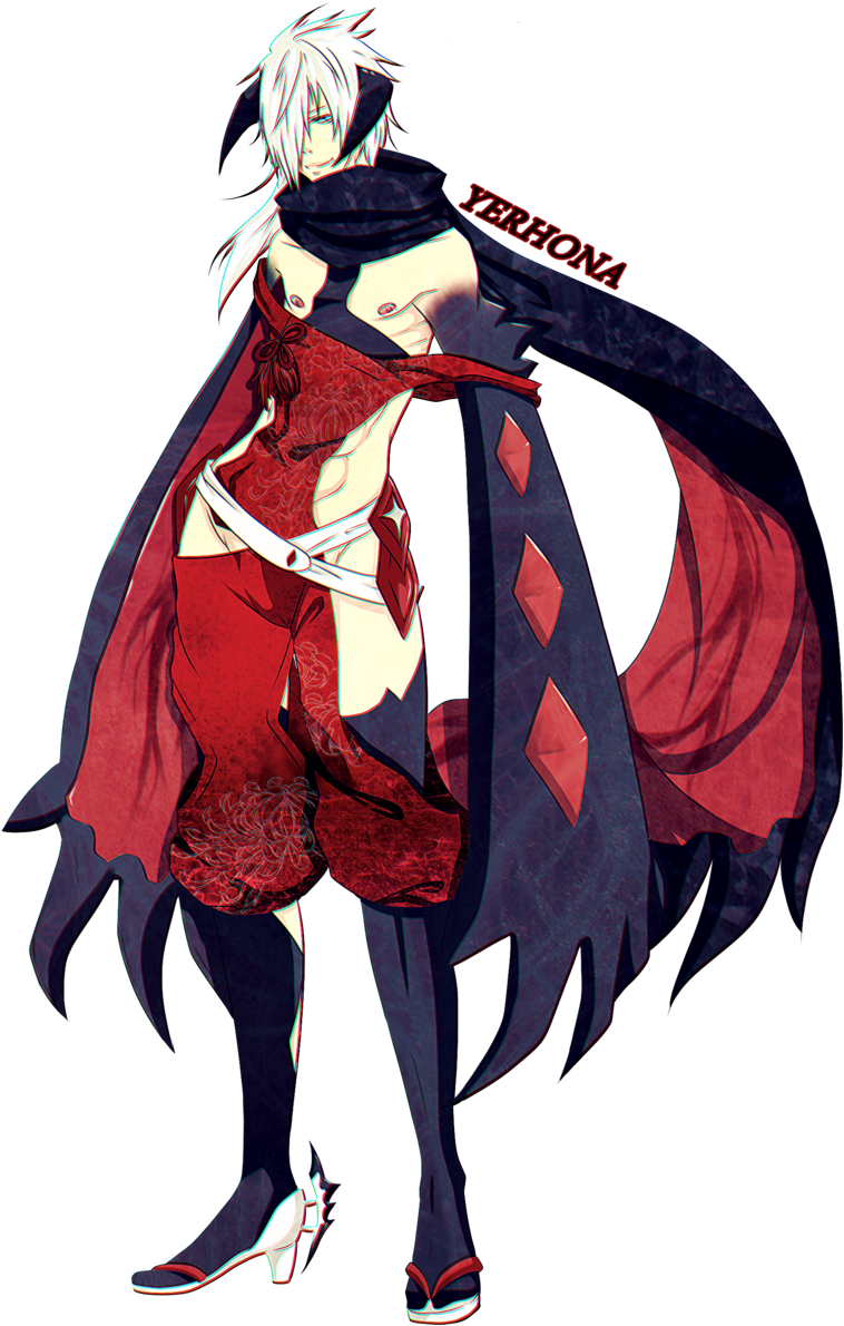 By Maru Tan - Pokemon Gijinka Yveltal (900x1350), Png Download