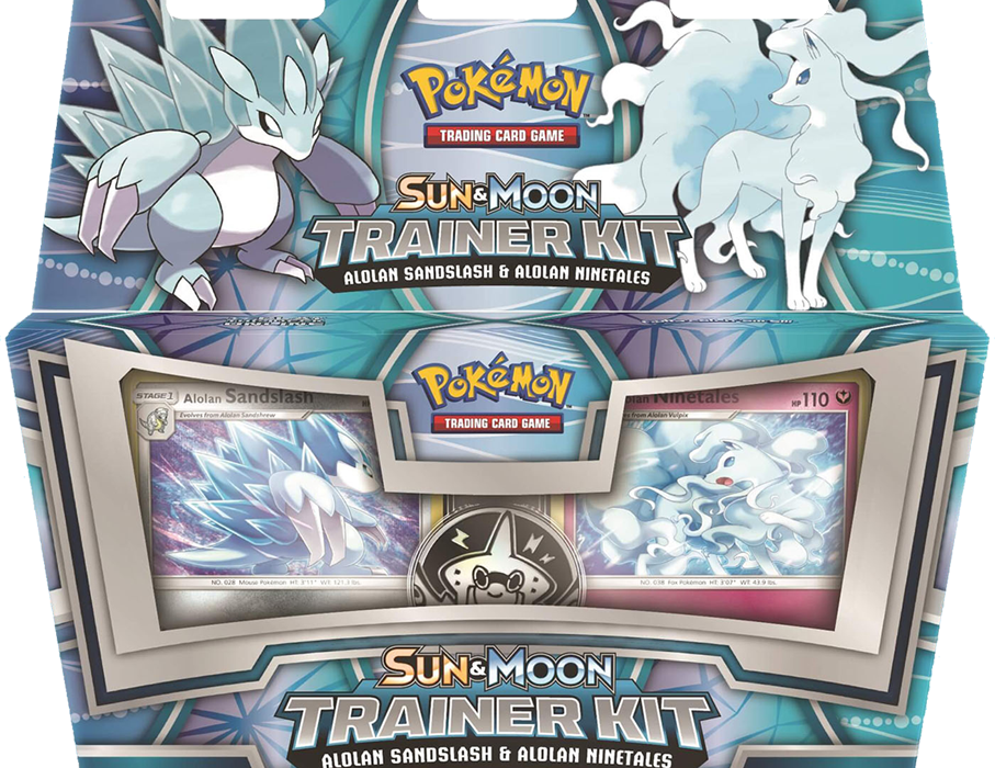 Trainer Kit Alola Sandslash Ninetales - Pokémon Sun And Moon Trainer Kit (907x700), Png Download