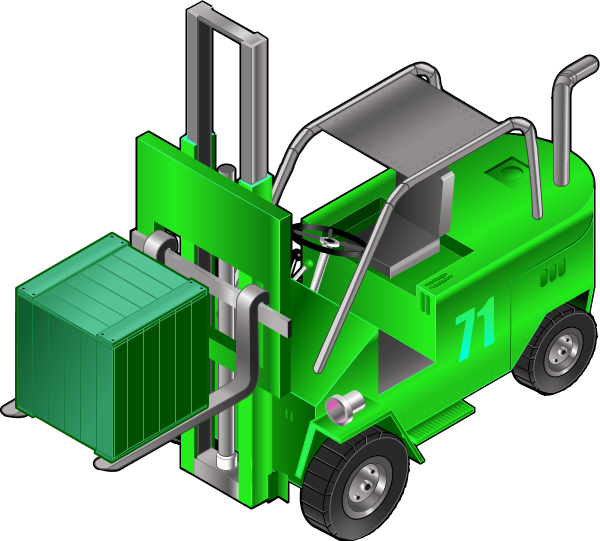 Lifted Chevy Trucks Clip Art - Truck Clip Art (600x541), Png Download