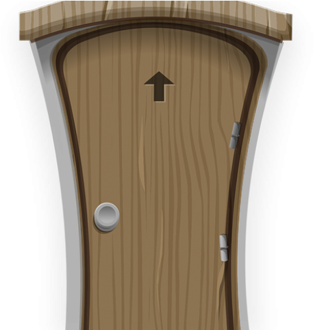 Doorway Clipart Small Door - Plywood (640x480), Png Download