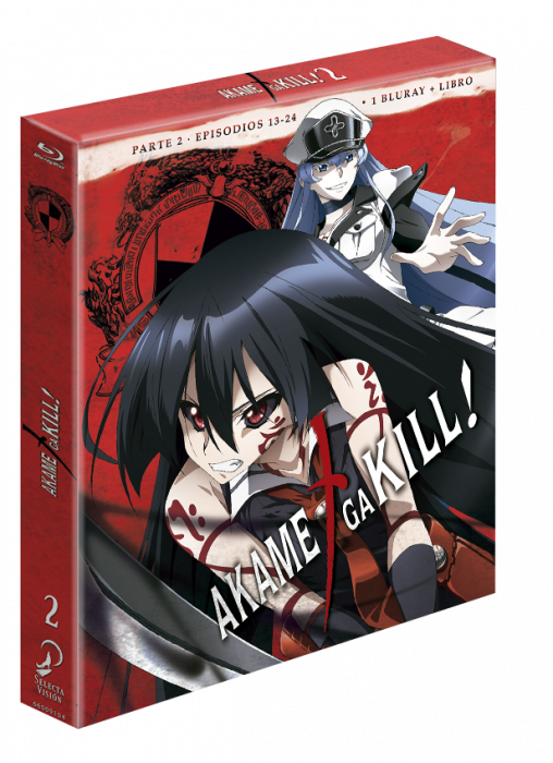Akame Ga Kill Episodios 13 A - Akame Ga Kill Part 2 Selecta Visión Cover (508x700), Png Download