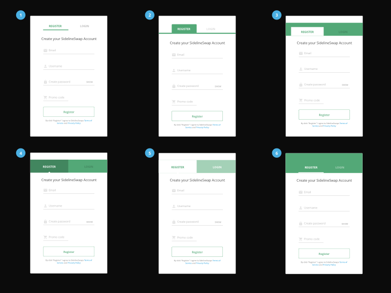 Tabs Inside A Modal - Modal Tabs Ui (800x600), Png Download